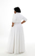 Effie Linen Maxi Dress - White