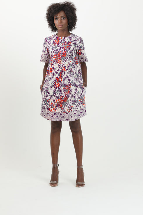 Abby Print Mini Dress