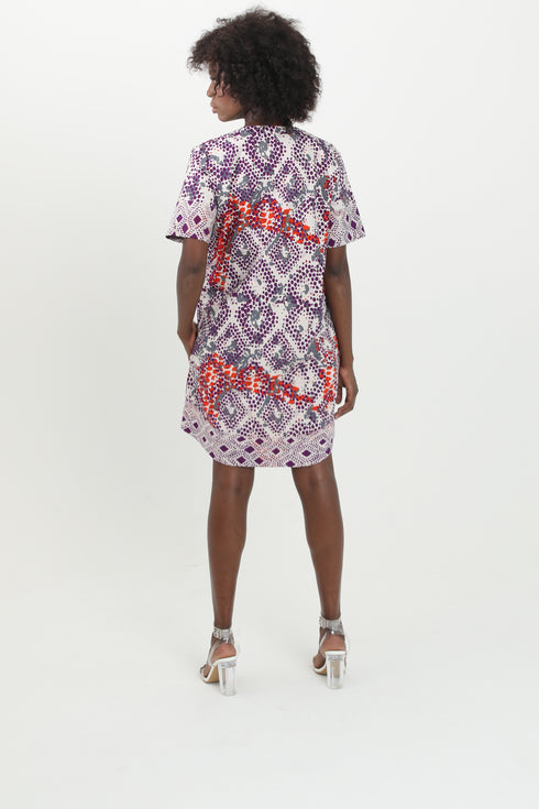 Abby Print Mini Dress