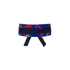 Hash Reversible Obi Belt - Navy Red Gold Blue
