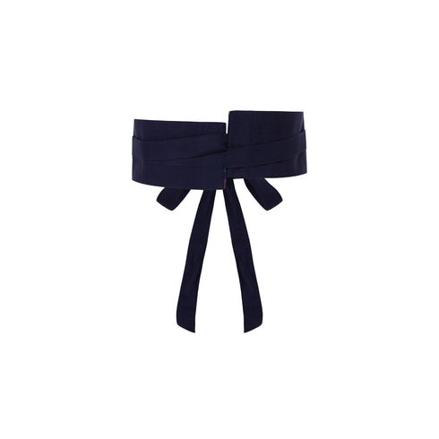 Hash Reversible Obi Belt - Navy Red Gold Blue