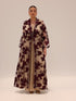 Bella Tailored Organza Coat - Burgundy