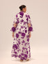 Bella Tailored Organza Coat - Purple