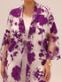 Bella Tailored Organza Coat - Purple