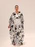 Naa Organza Boubou - Black & White