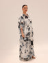 Naa Organza Boubou - Black & White
