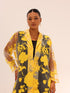 Bella Tailored Organza Coat - Yellow