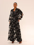 Bella Tailored Organza Coat - Black