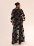 Bella Tailored Organza Coat - Black