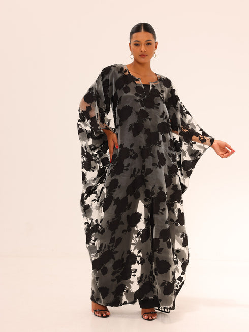 Naa Organza Boubou - Black