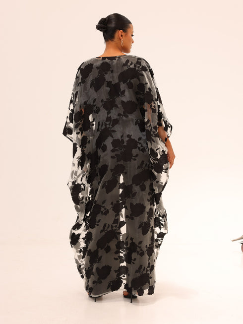 Naa Organza Boubou - Black