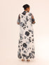 Bella Tailored Organza Coat - Black & White