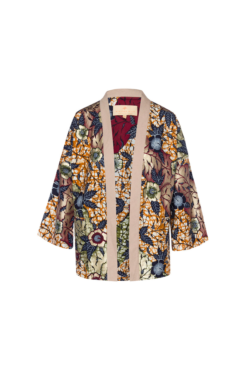 Esi T Print Kimono Jacket – Winifred Mills