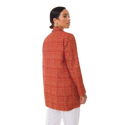 Cynthia Print Jacket - Brown