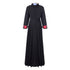 Winnie Linen Maxi Shirt Dress - Black