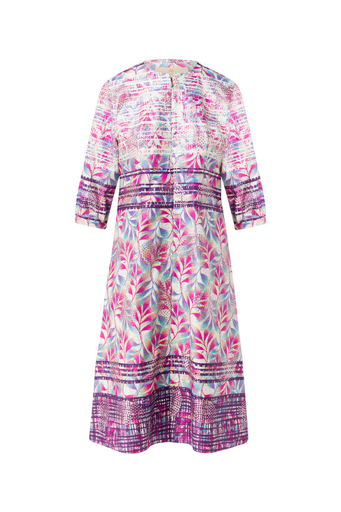 Bijoux Column Print Midi Dress