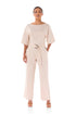 Dace Linen Kimono Jumpsuit - Rose Gold