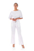 Dace Linen Kimono Jumpsuit - White