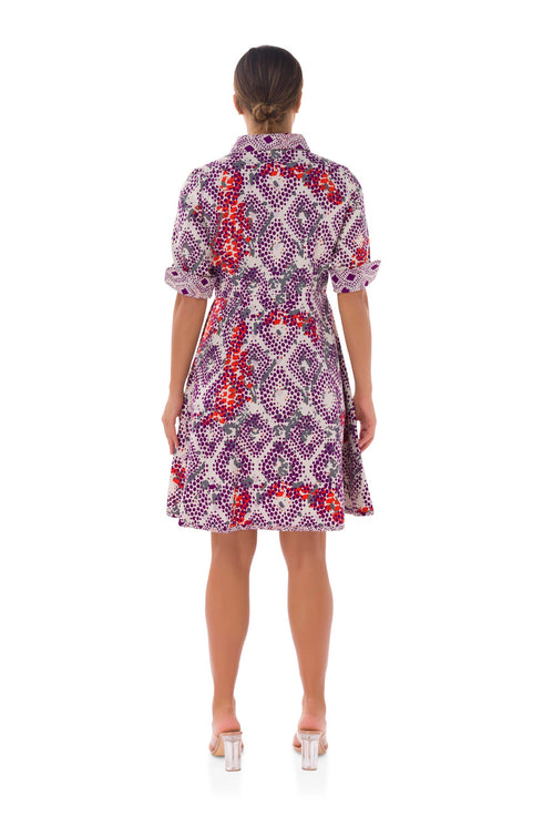 Annabel Print Shirt Dress