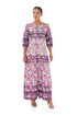 Bijoux Column Print Maxi Dress