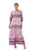 Bijoux Column Print Maxi Dress