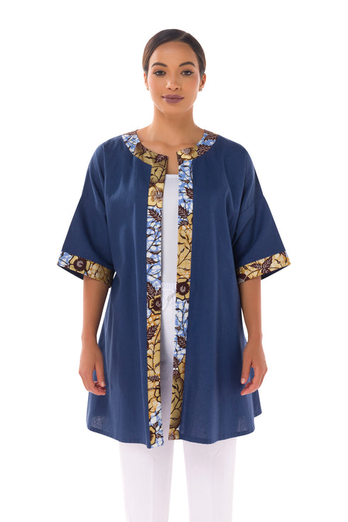 Tawia Linen Kimono Topper
