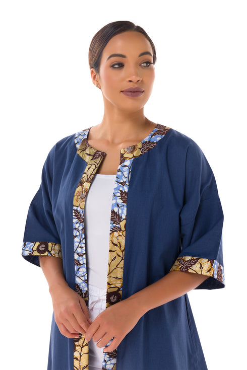 Tawia Linen Kimono Topper