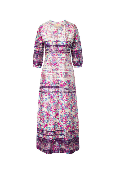 Bijoux Column Print Maxi Dress