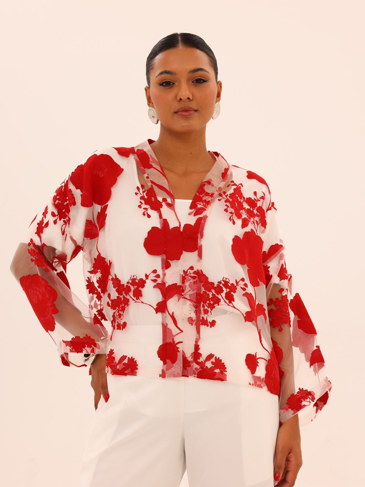 Vera Organza Cropped Jacket