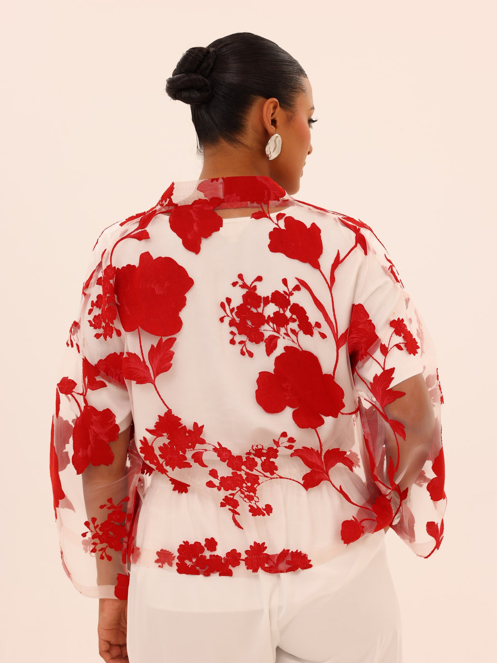 Vera Organza Cropped Jacket