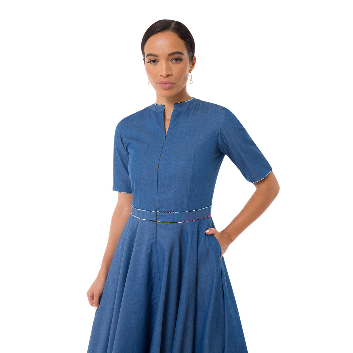 Esi T Maxi Shirt Dress