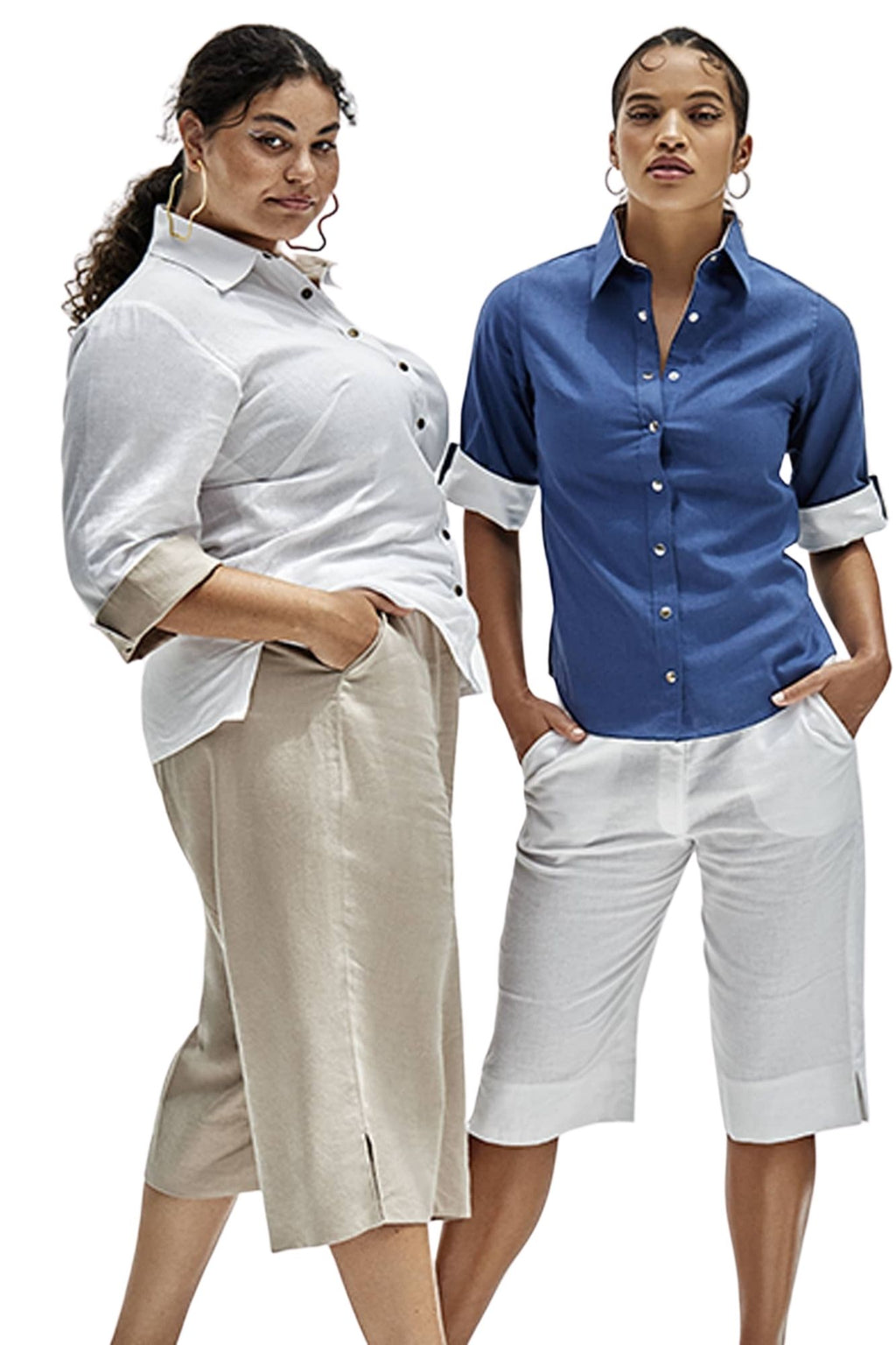 Vesta Linen Long Line Shorts