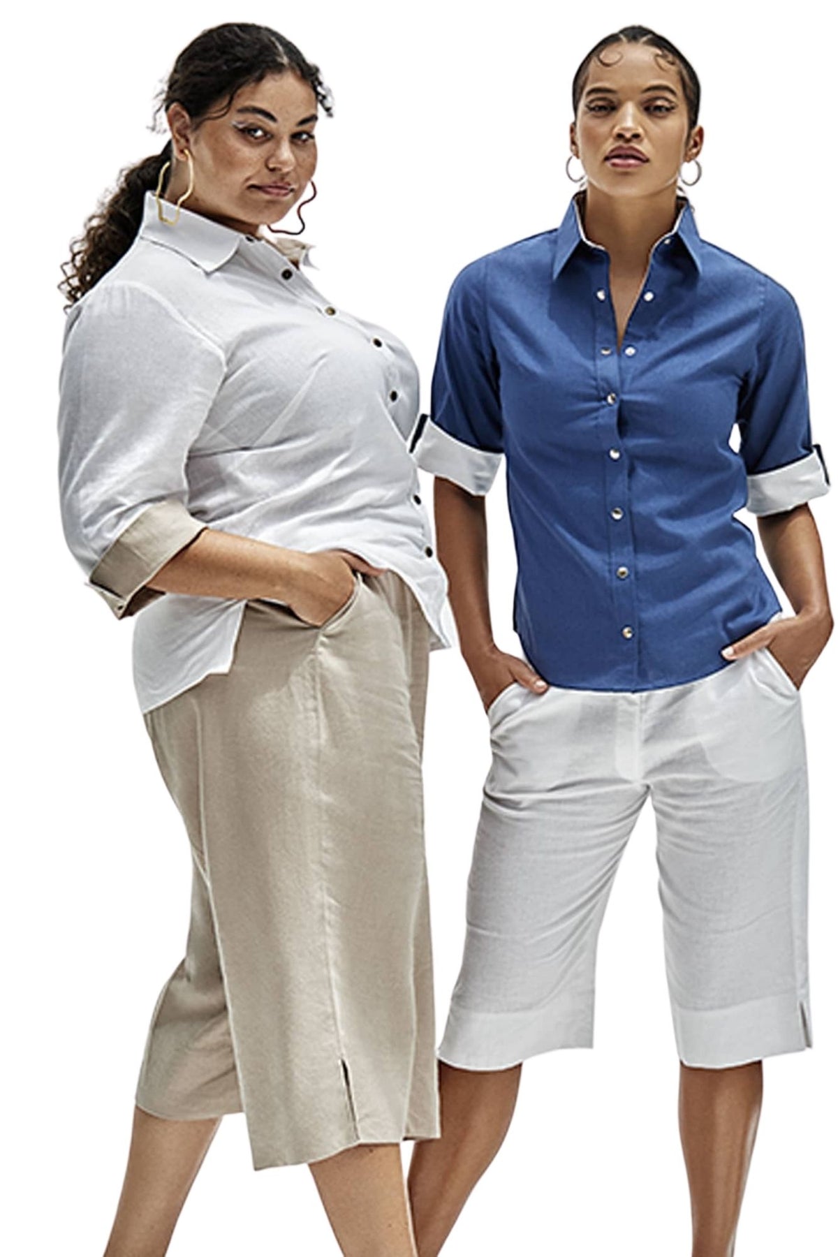 Vesta Linen Long Line Shorts