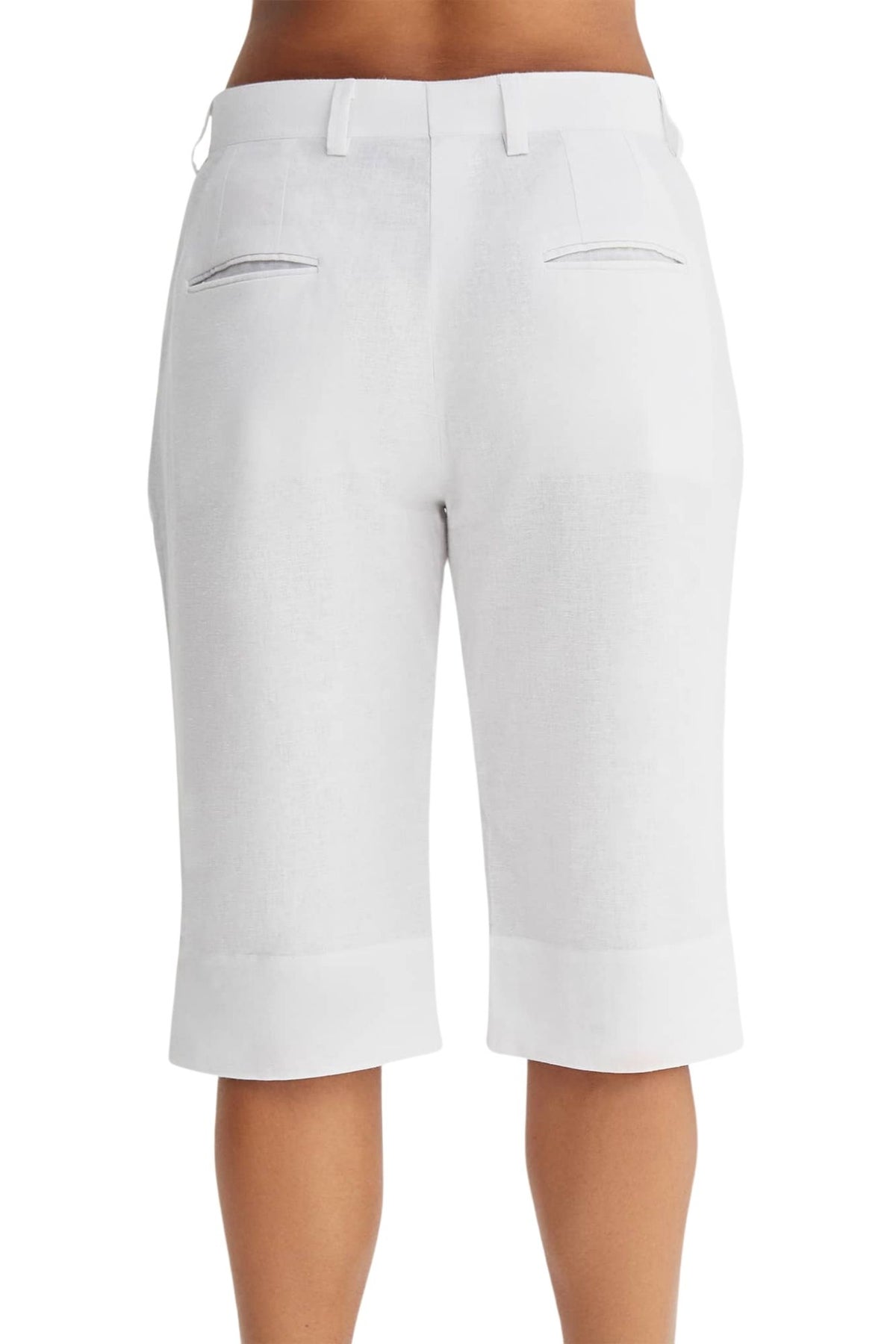 Vesta Linen Long Line Shorts