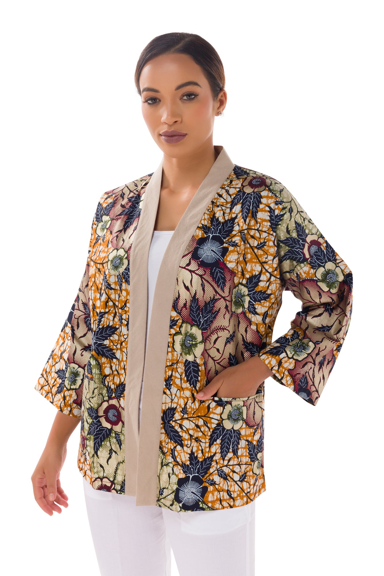 ジャケット・アウター Y's CELLULOSE COTTON KIMONO JACKET 2 Esi T Print Kimono Jacket – Winifred Mills